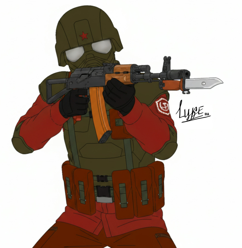 ak-74, aks-74, assault_rifle, bayonet, command_&amp;_conquer, command_&amp;_conquer:_red_alert, conscript, gas_mask