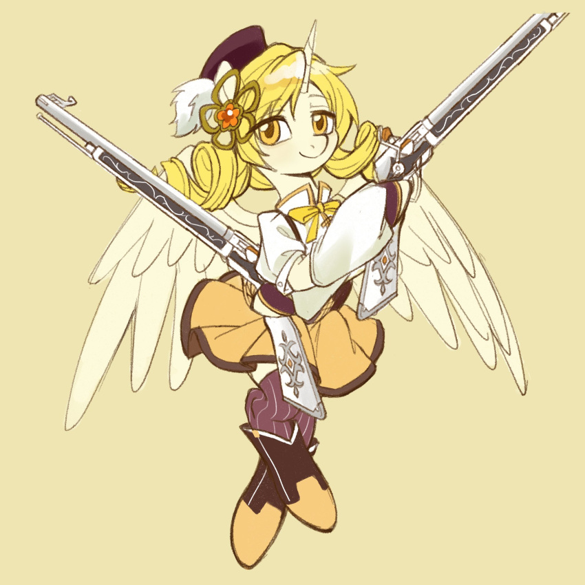 1girl, animal_ears, beret, blonde_hair, boots, chinese_commentary, commentary_request, corset