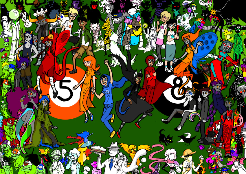absurdres, aimless_renegade, alien, animal_ears, animal_hat, aradia_megido, aradiabot, artificial_limb