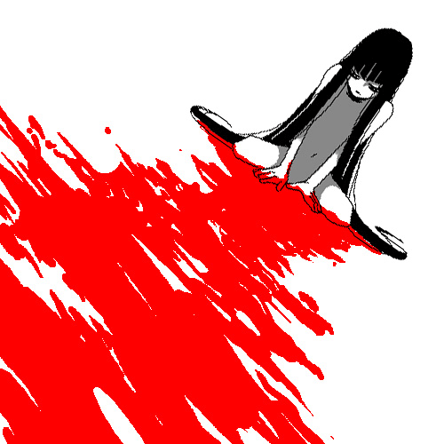 alucard_(hellsing), androgynous, black_hair, blood, genderswap, girlycard, hands, hellsing