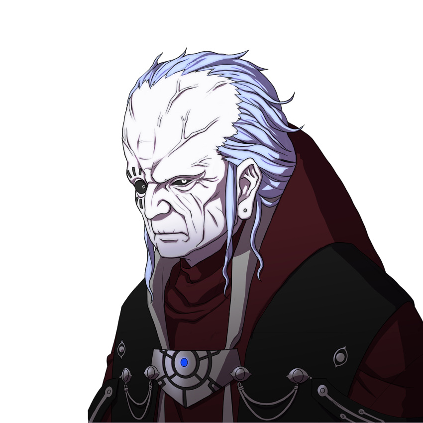 1boy, balding, black_sclera, blue_hair, closed_mouth, colored_sclera, fire_emblem, fire_emblem:_three_houses