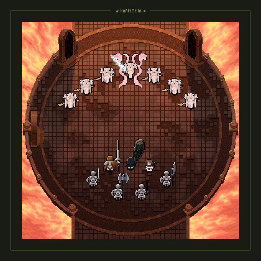 6+boys, 6+girls, border, burnt_ivory_king, character_name, company_connection, crossover, dark_souls_(series)