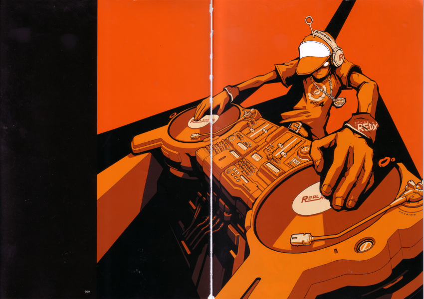1boy, absurdres, artbook, baseball_cap, beatmania_iidx, bemani, character_request, check_character