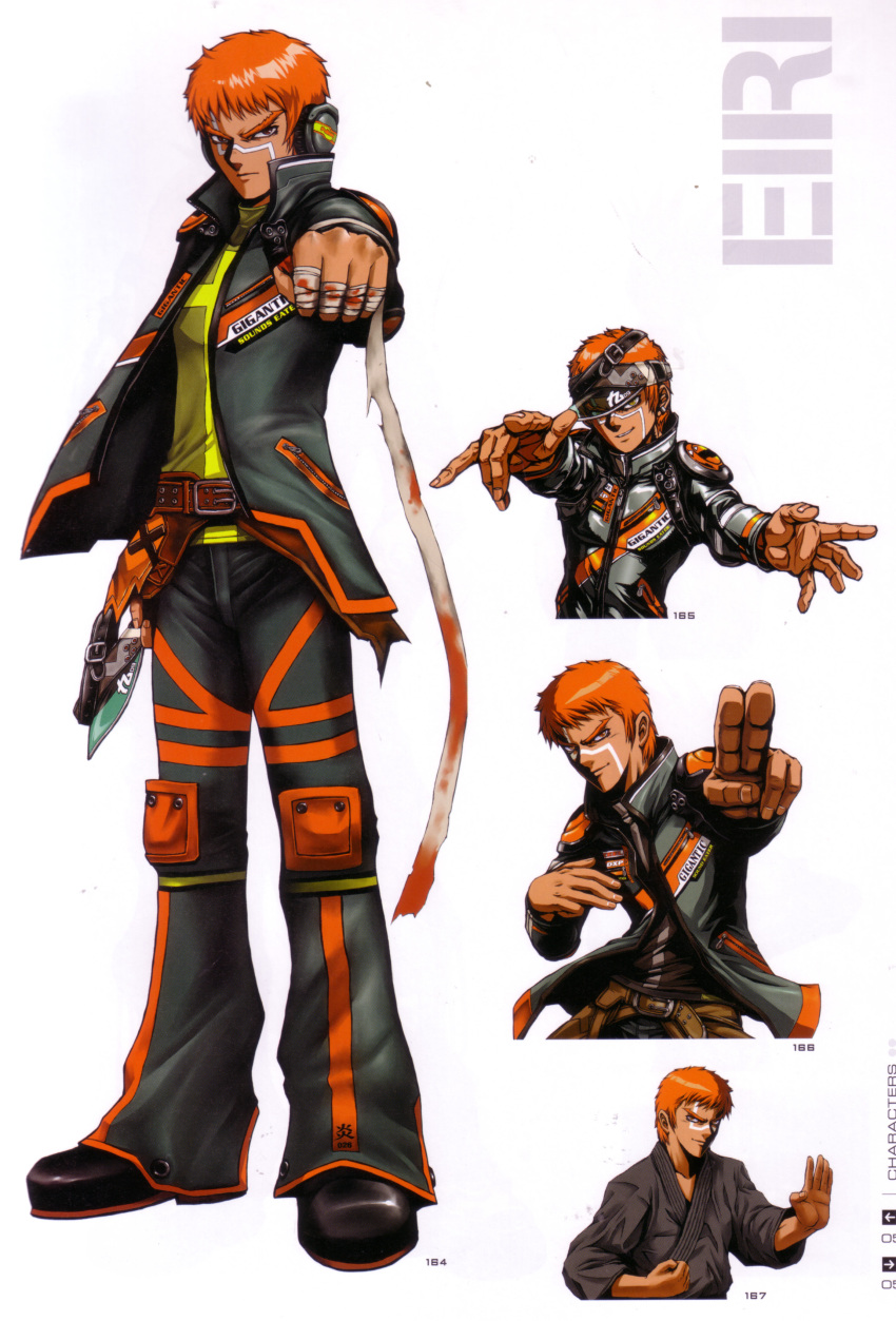 1boy, absurdres, artbook, bandaged_hand, bandages, beatmania_iidx, beatmania_iidx_9th_style, belt