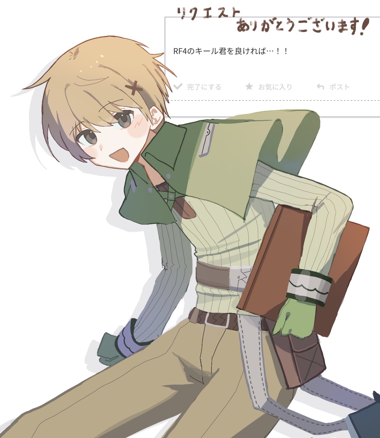 1boy, blonde_hair, book, gloves, highres, holding, holding_book, kiel_(rune_factory)