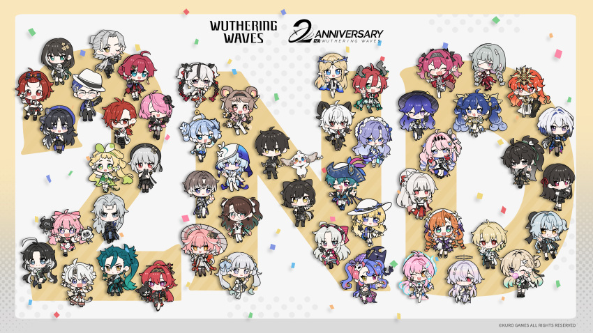 6+boys, 6+girls, aalto_(wuthering_waves), abby_(wuthering_waves), absolutely_everyone, absurdres, aemeath_(wuthering_waves), anniversary