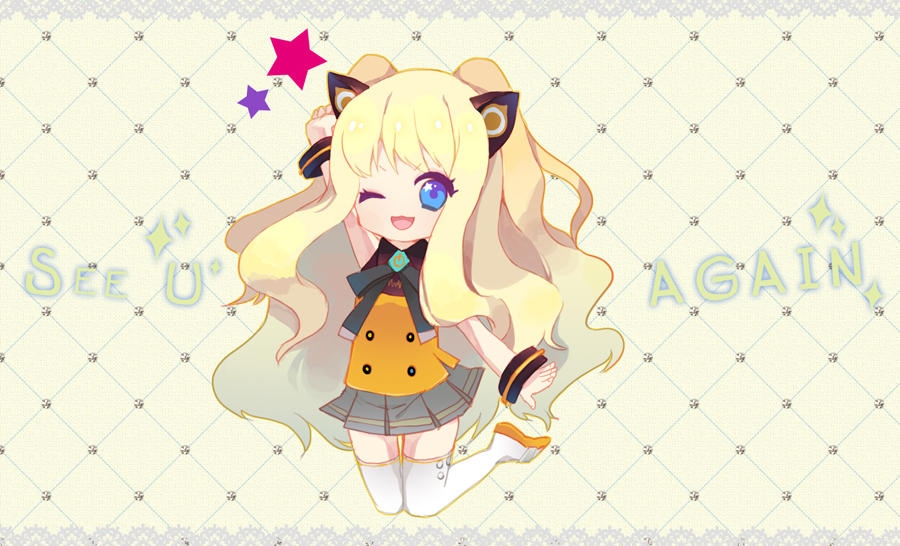 ;3, animal_ears, bad_id, blonde_hair, blue_eyes, cat_ears, chibi, las_z