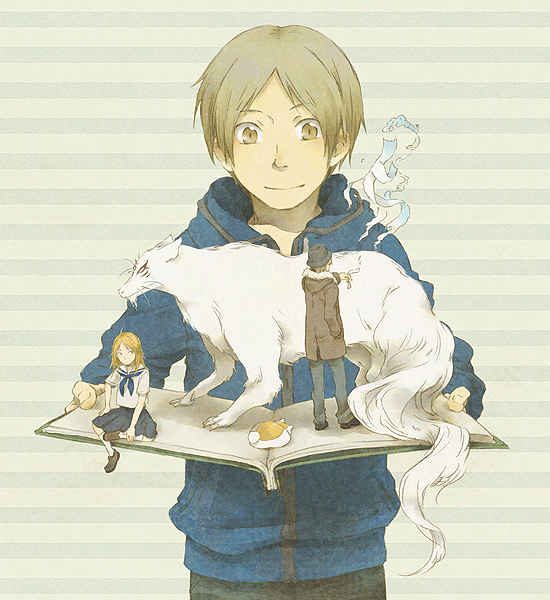 2boys, book, brown_eyes, brown_hair, dual_persona, hooded_jacket, hoodie, light_smile
