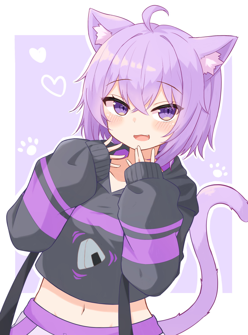 1girl, absurdres, ahoge, animal_collar, animal_ear_fluff, animal_ears, black_collar, black_hoodie