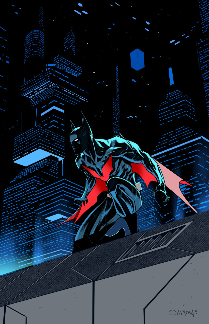 1boy, absurdres, animal_ears, animal_print, artist_name, bat_ears, bat_print, batman
