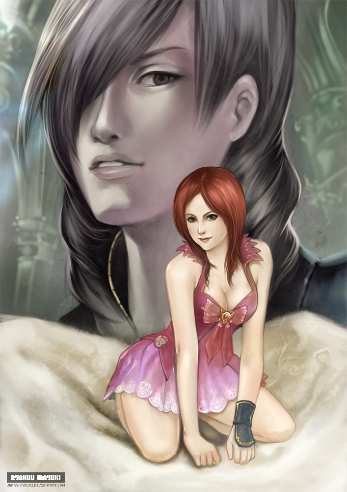 2girls, daniella, daniellas-wife, demento, original_character