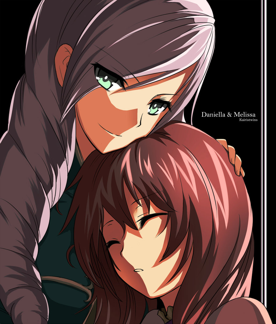 2girls, daniella, daniellas-wife, demento, kairistwins, original_character