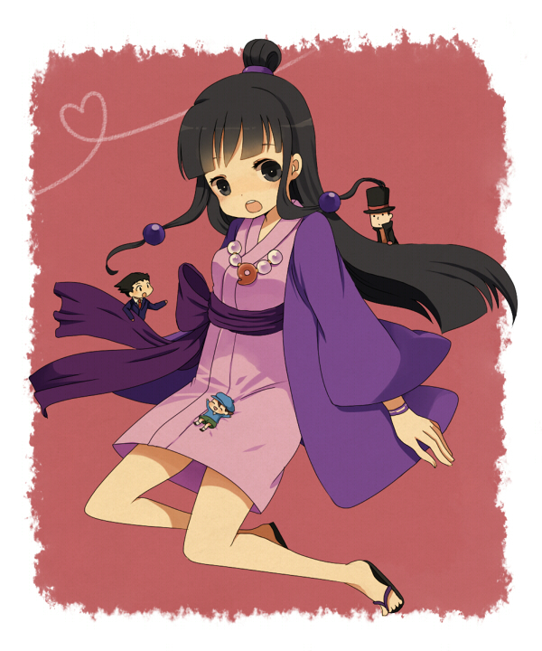 ayu_(mog), bad_id, blush, child, crossover, gyakuten_saiban, heart, heart_of_string