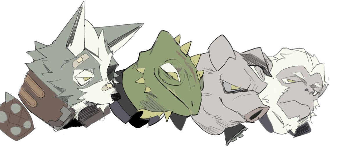 4boys, andrew_oikonny, animal_ears, bandaid, bandaid_on_cheek, bandaid_on_face, bandaid_on_nose, bear_boy
