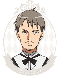 1boy, black_bow, black_bowtie, blue_eyes, bow, bowtie, brown_hair, character_name