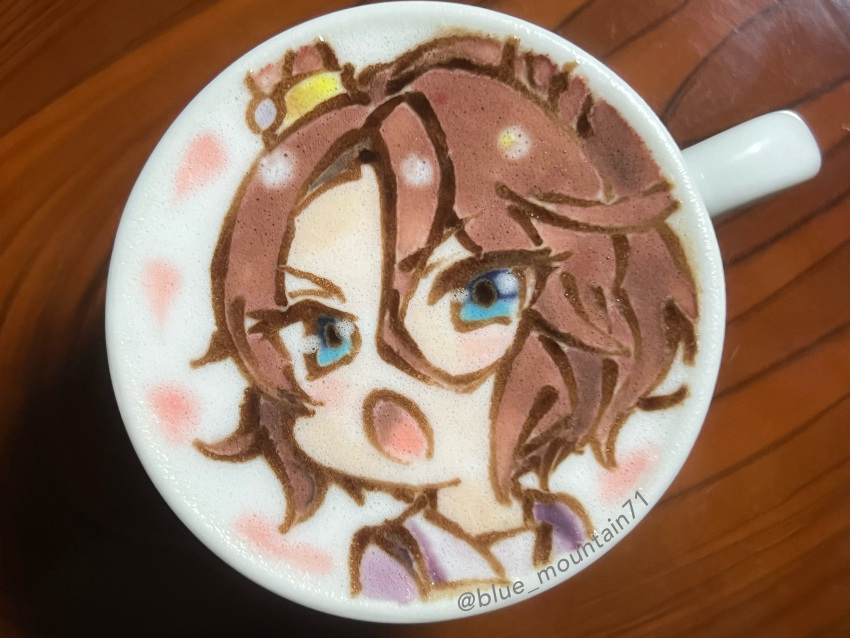 1girl, :o, absurdres, animal_ears, blue_eyes, blue_mountain71, brown_hair, commentary_request