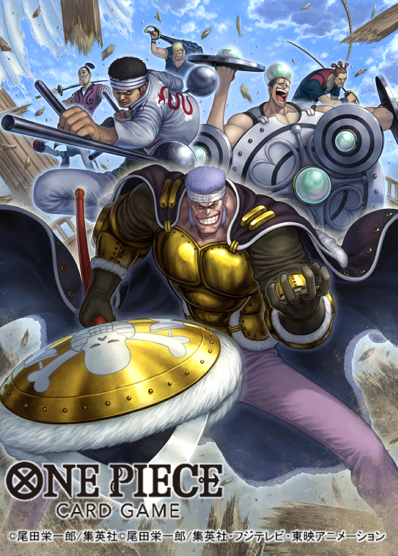 6+boys, armor, black_hair, brown_hair, cape, clenched_teeth, commentary_request, copyright_name