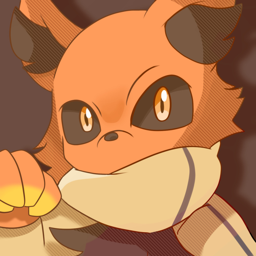 1girl, animal_ear_fluff, artist_request, bad_id, bad_pixiv_id, black_nose, black_sclera, brown_background