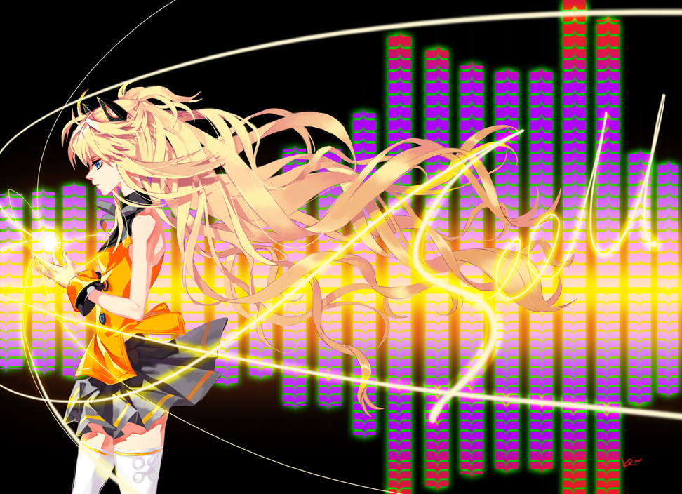 animal_ears, blonde_hair, blue_eyes, bracelet, jewelry, kei_(seona2020), long_hair, seeu