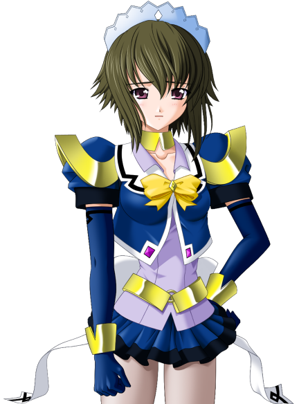 1girl, 2000s_(style), armor, blush, bow, choker, elbow_gloves, ellenis