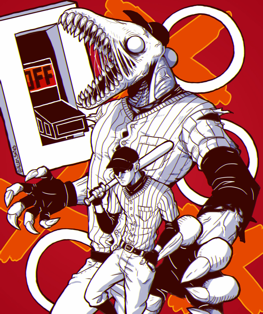 1boy, 2019, 2boys, 2d, add-on_(off), allen_skies, artist_name, bad_batter