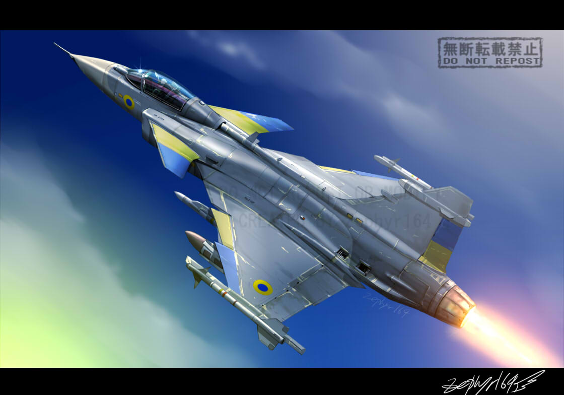 aircraft, airplane, blue_sky, clouds, cloudy_sky, commentary_request, fire, flying