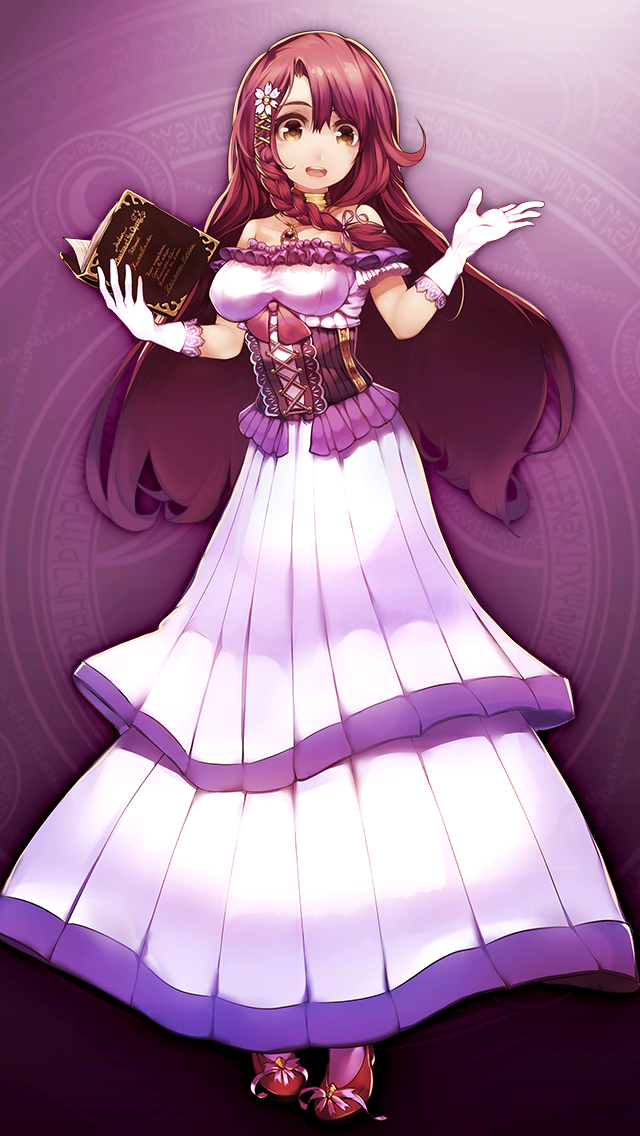 1girl, book, braid, breasts, christine_(grimms_notes), christine_(original)_(grimms_notes), dress, full_body