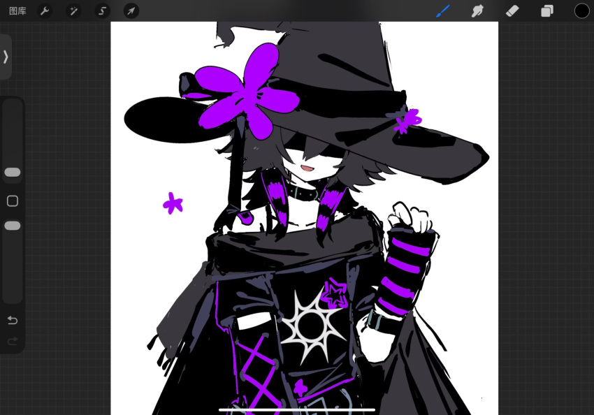 1boy, azure_(forsaken), black_choker, black_hair, black_hat, black_shirt, choker, enos20091019