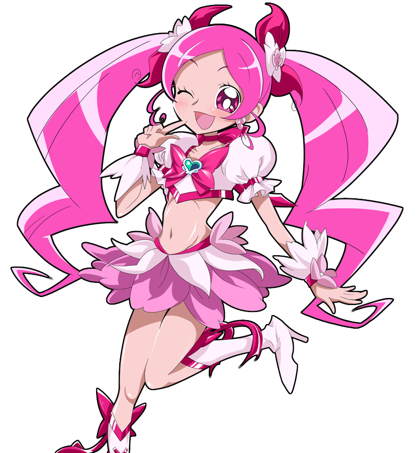 ;d, adapted_costume, alternate_hairstyle, blush, boots, bow, brooch, choker
