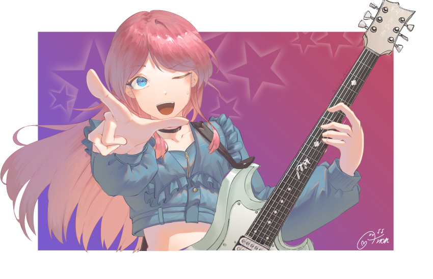 1girl, absurdres, bang_dream!, bang_dream!_it's_mygo!!!!!, black_choker, blonde_hair, blue_eyes, chihaya_anon