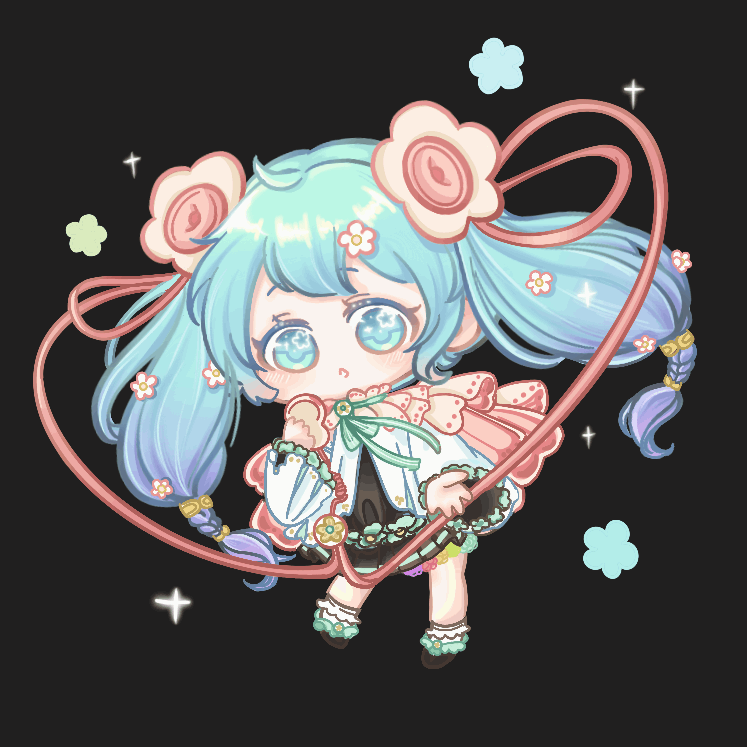 1girl, :o, animated, animated_gif, black_background, black_dress, black_shoes, blue_eyes