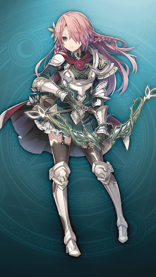 1girl, adah_(grimms_notes), adah_(shinsei)_(grimms_notes), aqua_background, arm_guards, armor, armored_boots, arrow_(projectile)