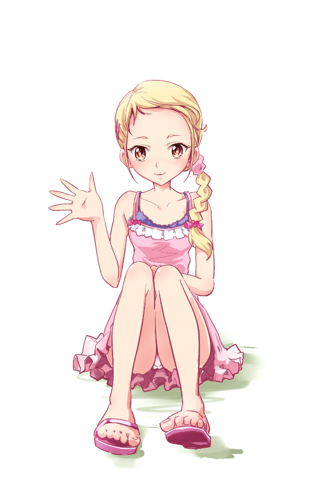 blonde_hair, braid, futari_wa_precure, futari_wa_precure_max_heart, futari_wa_pretty_cure_max_heart, kujou_hikari, mousoup, panties