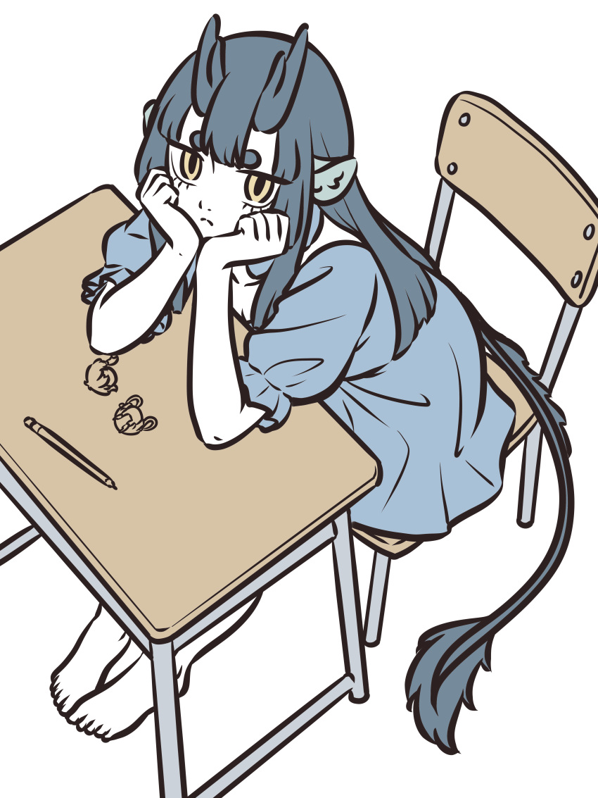 1girl, absurdres, barefoot, chinese_commentary, commentary_request, dragon, eastern_dragon, feet