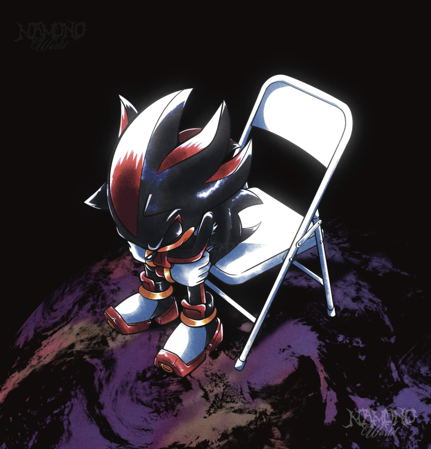 1boy, artist_name, black_fur, chair, closed_eyes, closed_mouth, derivative_work, english_commentary