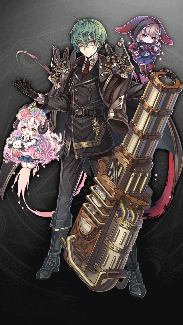 1boy, 2girls, armor, artist_request, black_boots, black_gloves, black_pants, blonde_hair