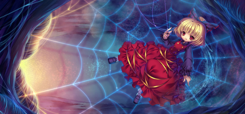 :q, bow, buttons, capura.l, capura_lin, dress, hair_bow, highres