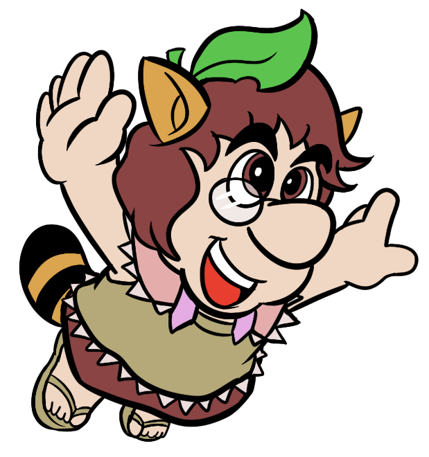 brown_eyes, brown_hair, futatsuiwa_mamizou, glasses, hat, leaf, leaf_on_head, leomodesto