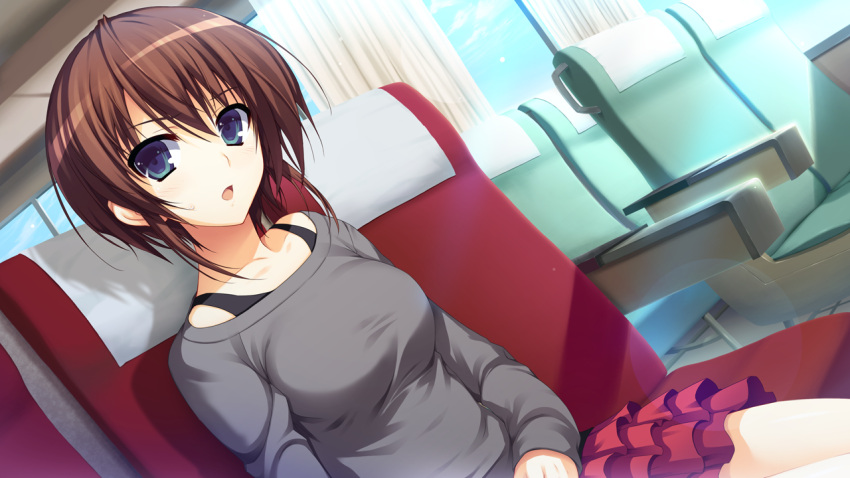brown_hair, game_cg, koi_de_wa_naku, makishima_yumi, short_hair, tomose_shunsaku
