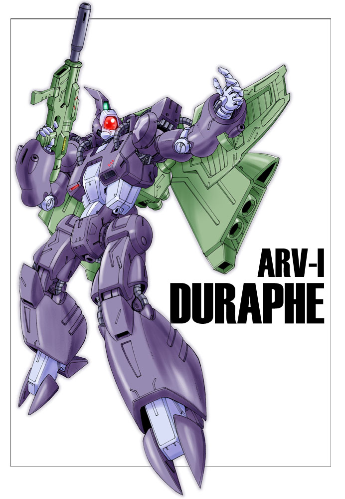 90s, alien, duraphe, galactic_drifter_vifam, ginga_hyouryuu_vifam, gun, kuktonian, mecha