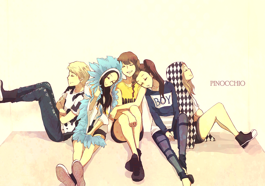 amber_f(x), amber_josephine_liu, black_hair, blonde_hair, choi_jinri, f(x), jung_soo-jung, krystal_f(x)