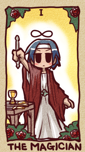 blush_stickers, copyright_request, flower, ikkyuu, lowres, robe, rose, solo