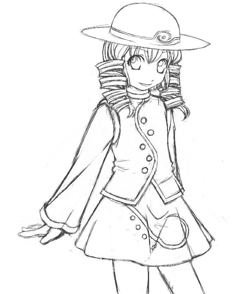 hat, marine_benefit, original, smile, touhou, uzushima_naruko