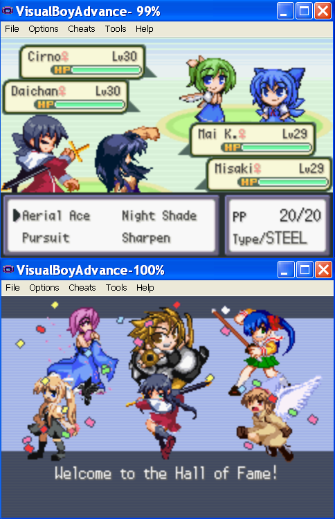 air, cirno, daiyousei, eternal_fighter_zero, kamio_misuzu, kanon, kawana_misaki, kawasumi_mai