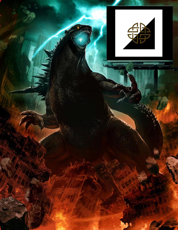 concept_art, genzoman, godzilla, godzilla_(series), kaijuu, legendary_pictures, lightning, official_art