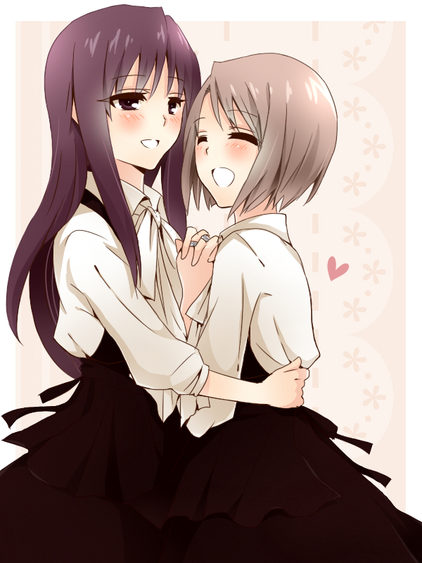 ameiro_kouchakan_kandan, bad_id, black_hair, brown_eyes, brown_hair, chatting_at_the_amber_teahouse, closed_eyes, eyes_closed