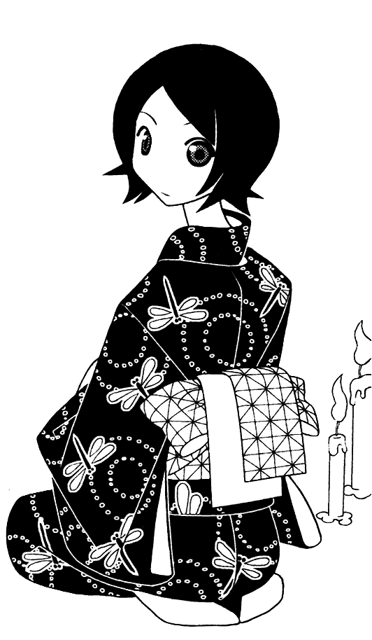 candle, hito_nami, hitou_nami, japanese_clothes, kumeta_kouji, looking_back, normal, official_art