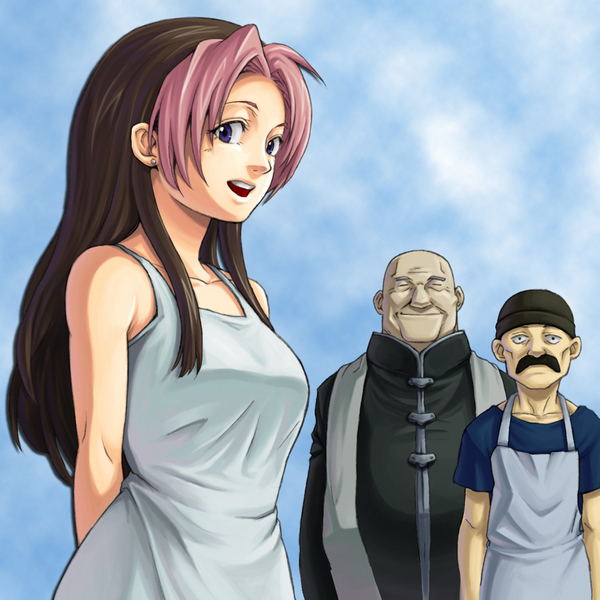 apron, bald, earrings, extra, facial_hair, father_cornello, fullmetal_alchemist, hat