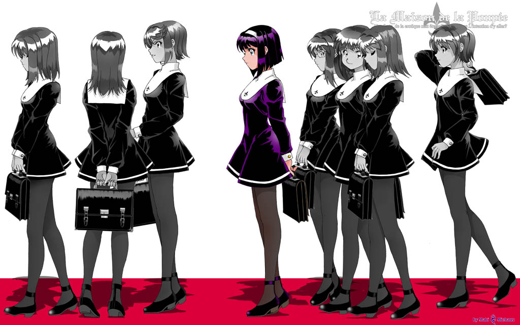 glasses, hairband, la_maison_de_la_poupee, legs, long_hair, maki_michaux, mishou_maki, pantyhose