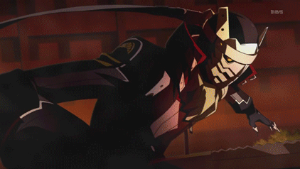 action, animated, animated_gif, gif, glasses, izanagi, lowres, narukami_yuu